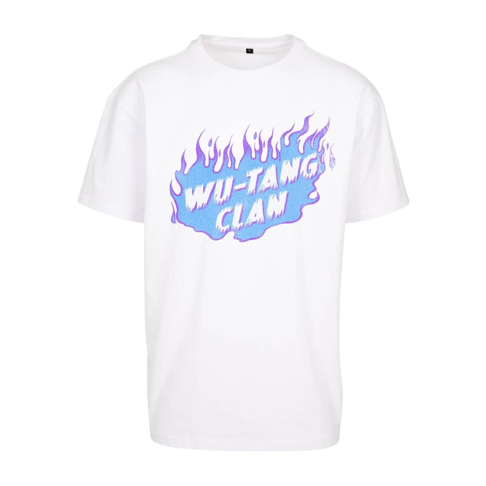 Mister Tee WuTang Clan - Wu Cloud Oversize Mens Tshirt - White